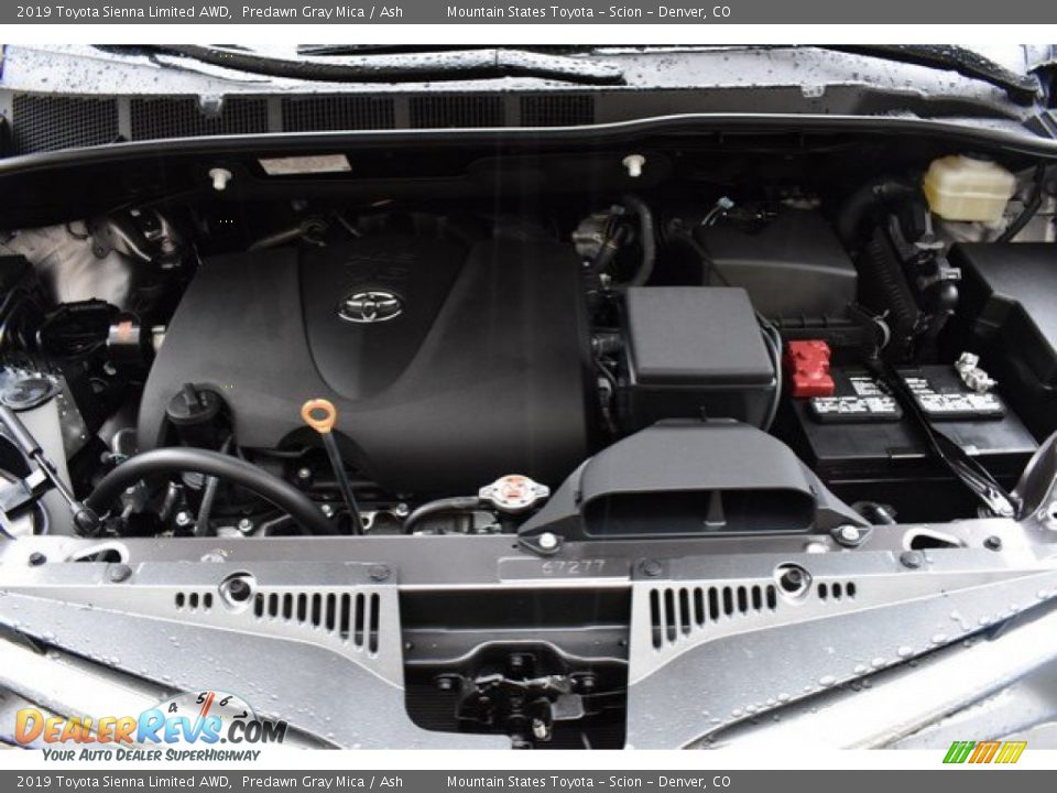 2019 Toyota Sienna Limited AWD Predawn Gray Mica / Ash Photo #36