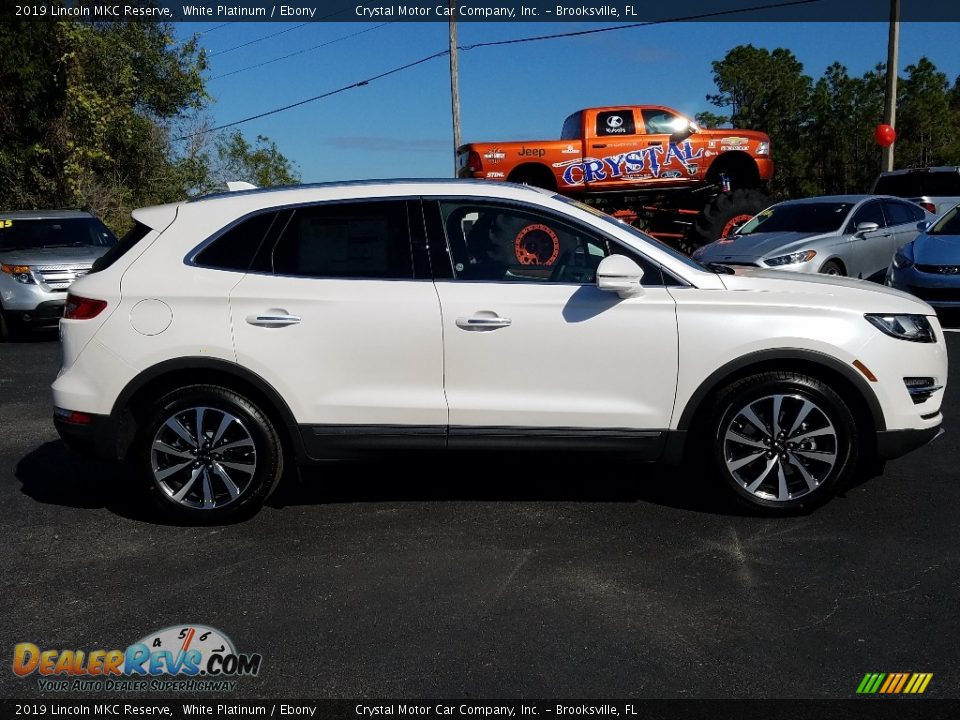 2019 Lincoln MKC Reserve White Platinum / Ebony Photo #6