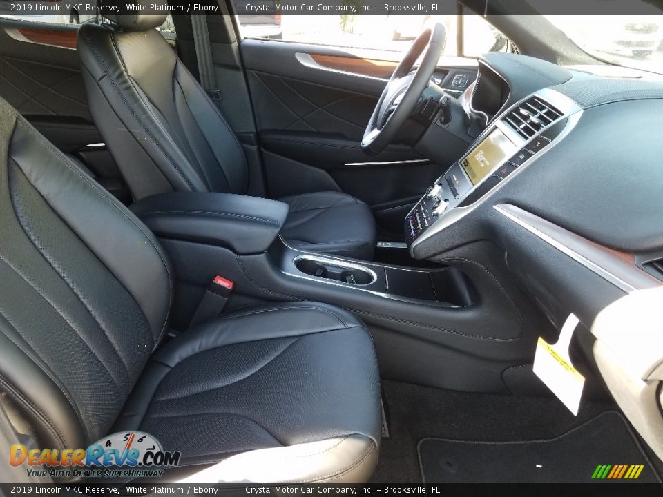 Ebony Interior - 2019 Lincoln MKC Reserve Photo #12