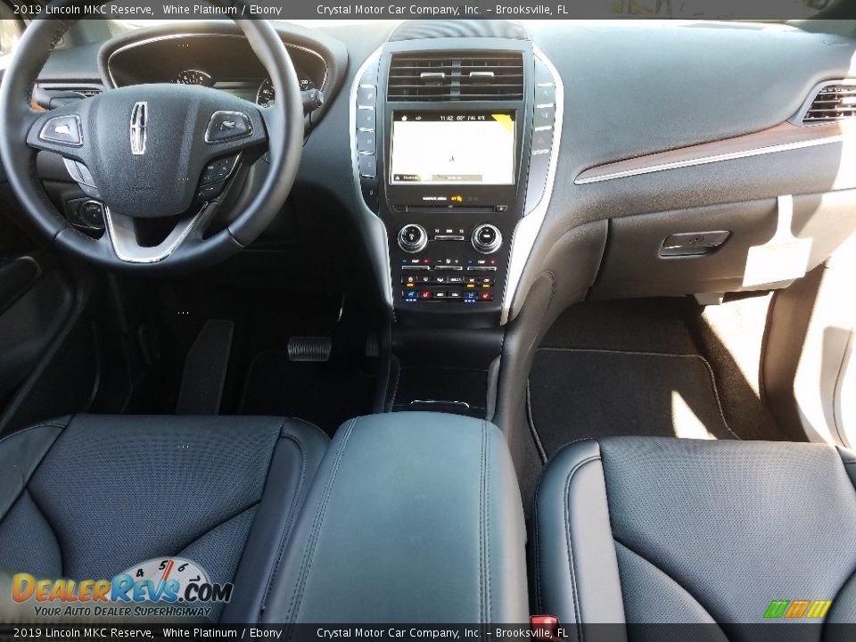 2019 Lincoln MKC Reserve White Platinum / Ebony Photo #13
