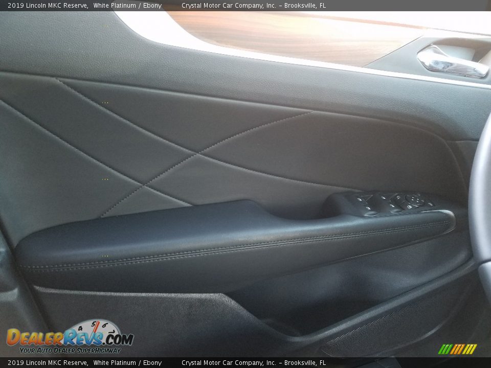 2019 Lincoln MKC Reserve White Platinum / Ebony Photo #17