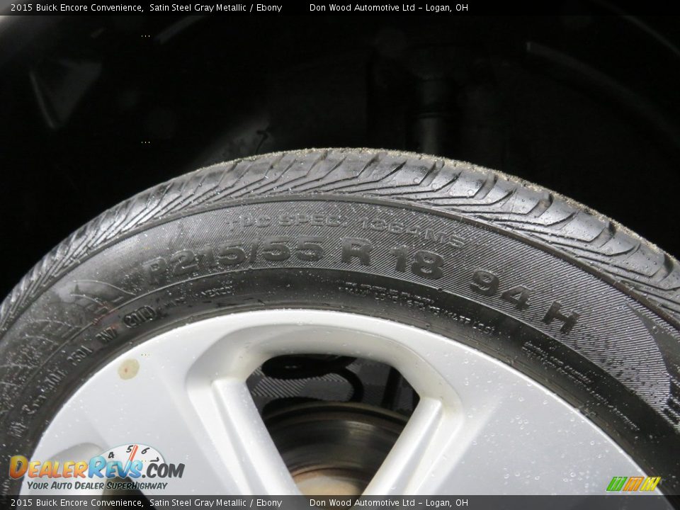 2015 Buick Encore Convenience Satin Steel Gray Metallic / Ebony Photo #4