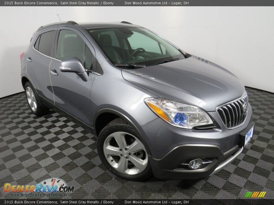 2015 Buick Encore Convenience Satin Steel Gray Metallic / Ebony Photo #5