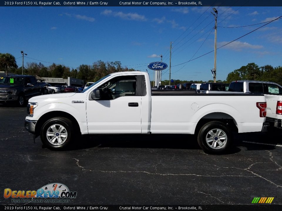 2019 Ford F150 XL Regular Cab Oxford White / Earth Gray Photo #2