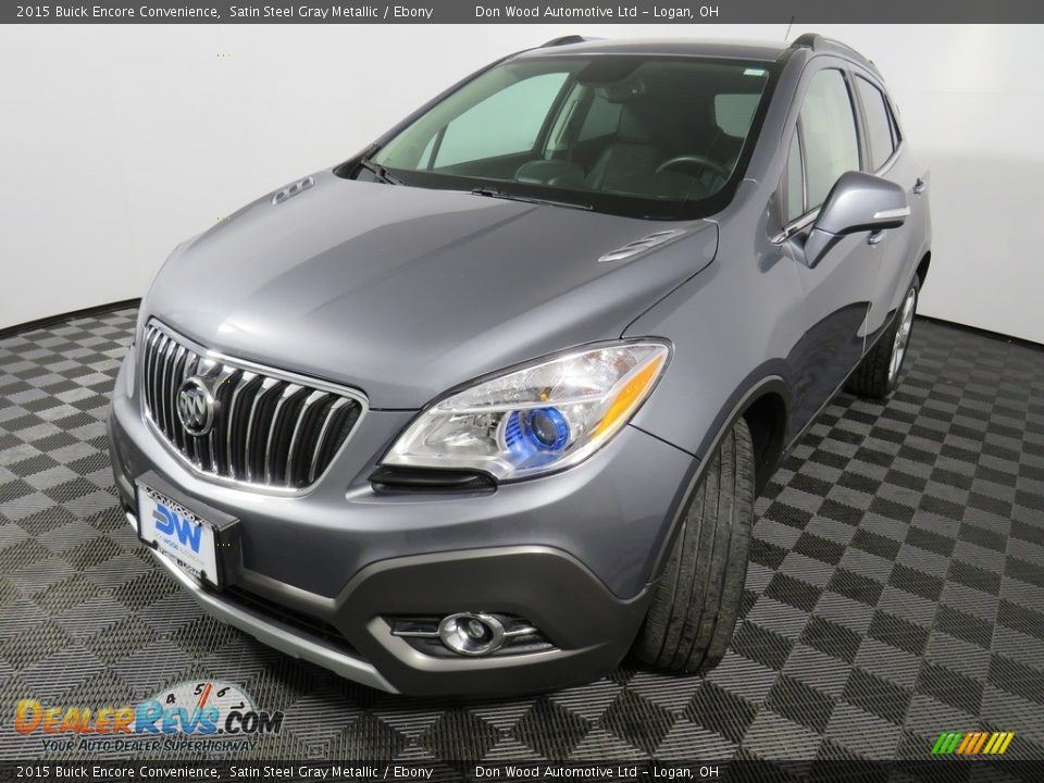 2015 Buick Encore Convenience Satin Steel Gray Metallic / Ebony Photo #9