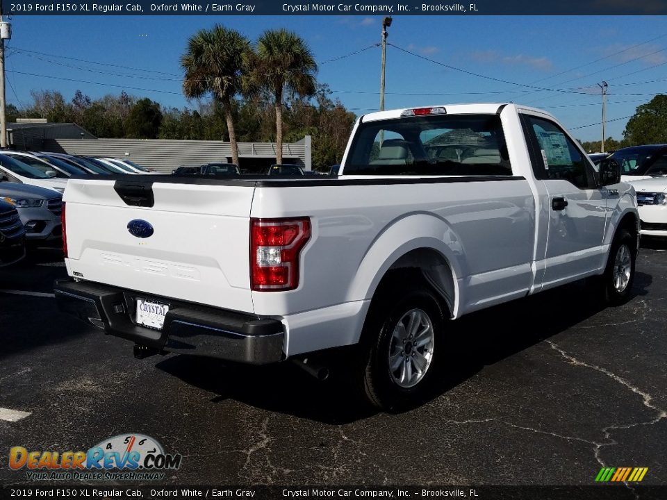 2019 Ford F150 XL Regular Cab Oxford White / Earth Gray Photo #5