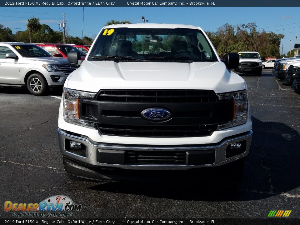 2019 Ford F150 XL Regular Cab Oxford White / Earth Gray Photo #8