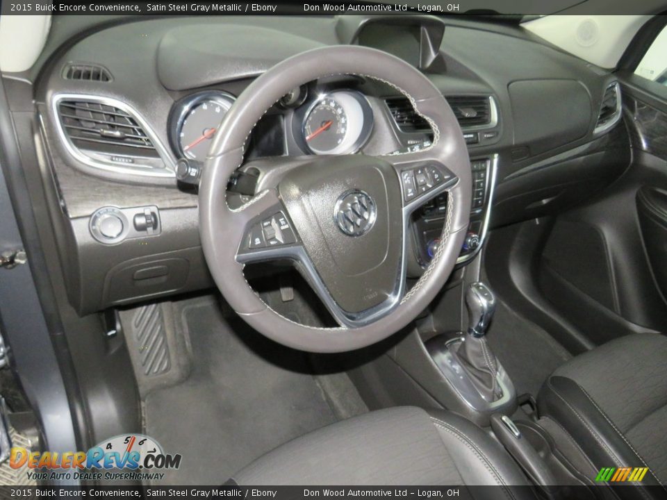2015 Buick Encore Convenience Satin Steel Gray Metallic / Ebony Photo #21