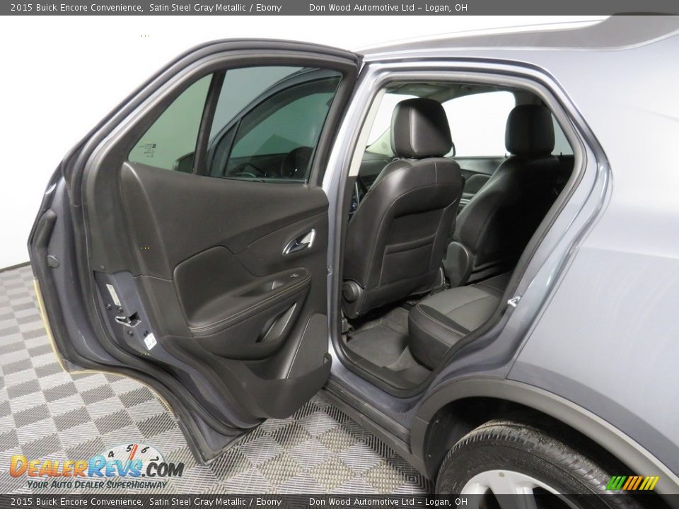 2015 Buick Encore Convenience Satin Steel Gray Metallic / Ebony Photo #23