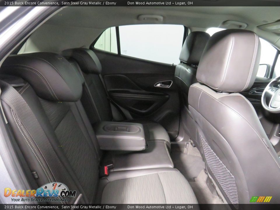 2015 Buick Encore Convenience Satin Steel Gray Metallic / Ebony Photo #28