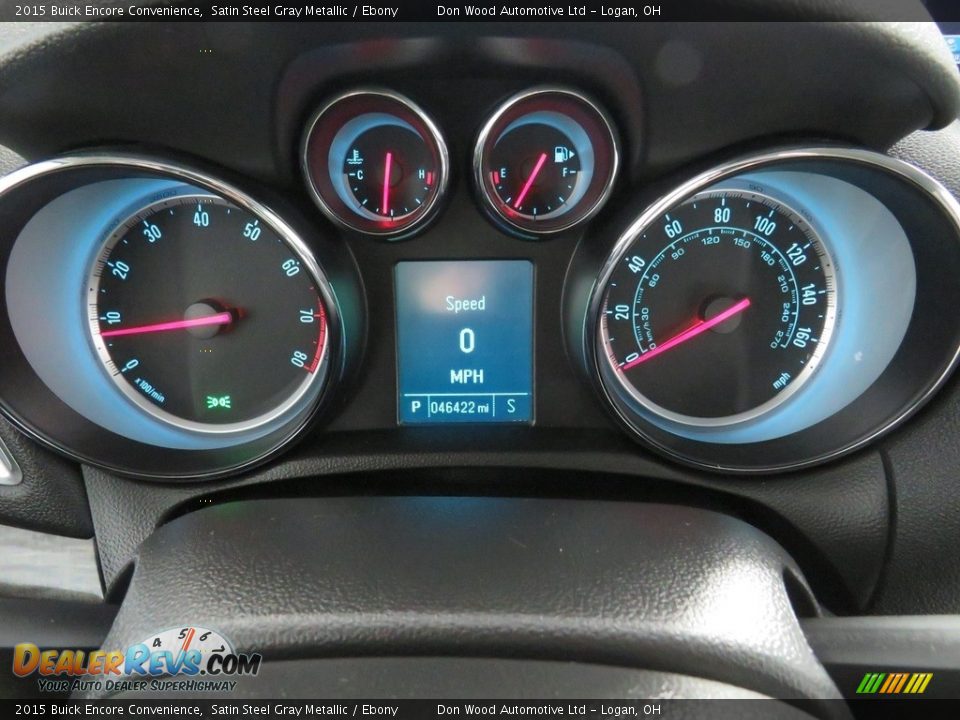 2015 Buick Encore Convenience Satin Steel Gray Metallic / Ebony Photo #35