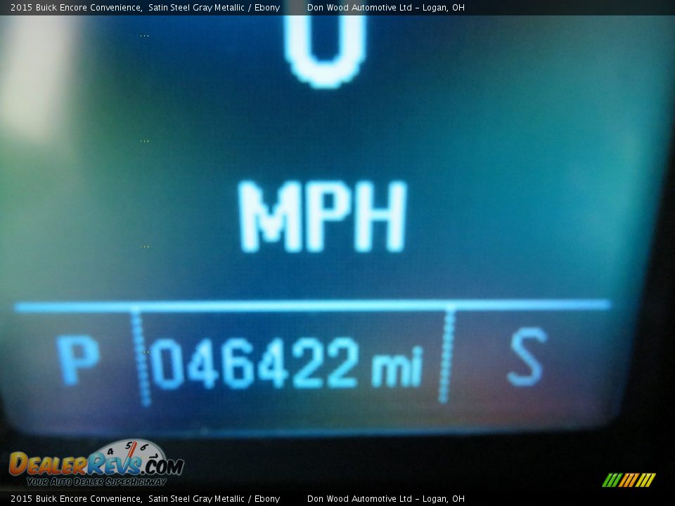 2015 Buick Encore Convenience Satin Steel Gray Metallic / Ebony Photo #36