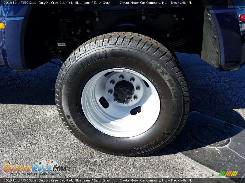 2019 Ford F350 Super Duty XL Crew Cab 4x4 Blue Jeans / Earth Gray Photo #20