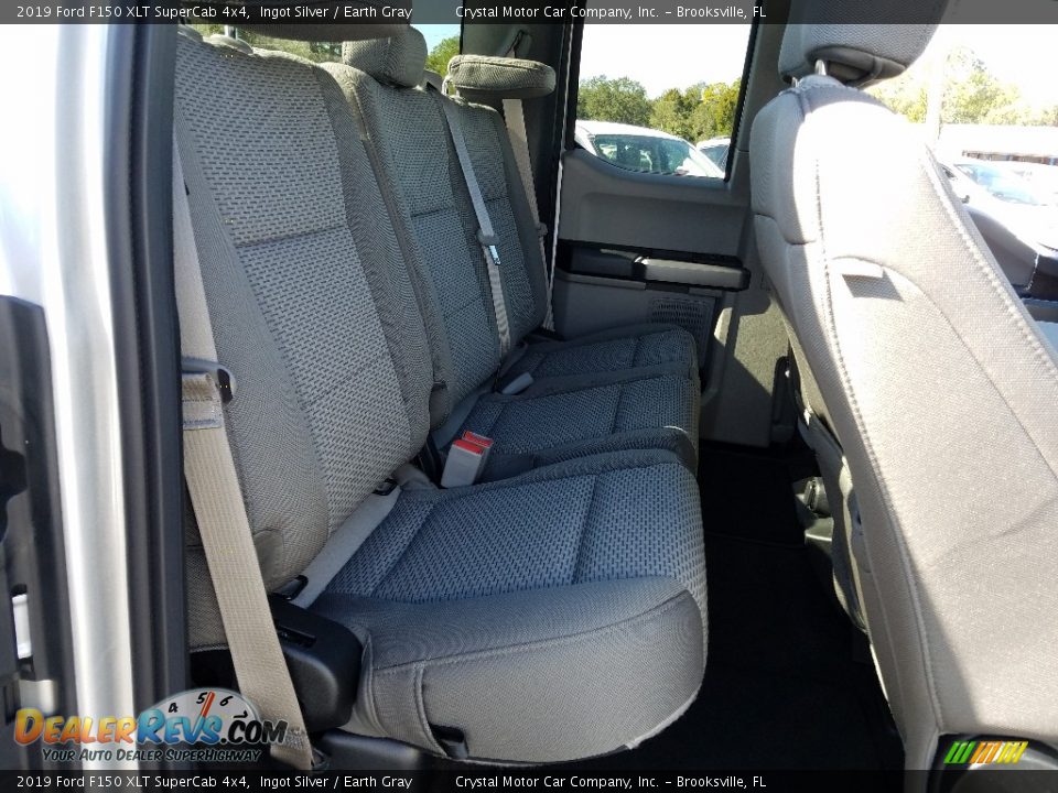 2019 Ford F150 XLT SuperCab 4x4 Ingot Silver / Earth Gray Photo #11