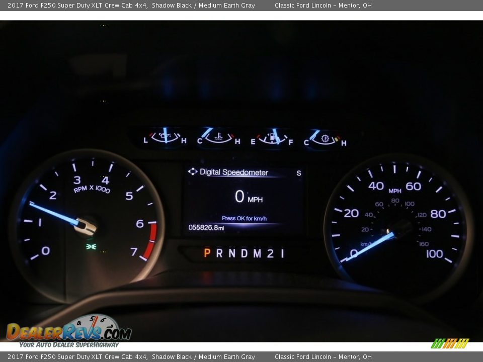 2017 Ford F250 Super Duty XLT Crew Cab 4x4 Shadow Black / Medium Earth Gray Photo #8