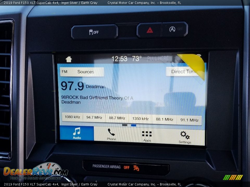 2019 Ford F150 XLT SuperCab 4x4 Ingot Silver / Earth Gray Photo #15