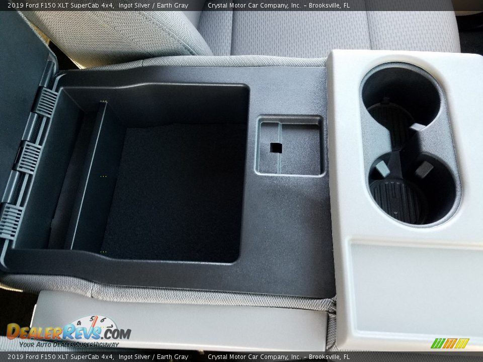 2019 Ford F150 XLT SuperCab 4x4 Ingot Silver / Earth Gray Photo #18