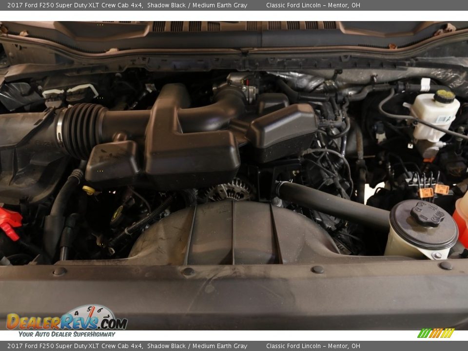 2017 Ford F250 Super Duty XLT Crew Cab 4x4 Shadow Black / Medium Earth Gray Photo #19