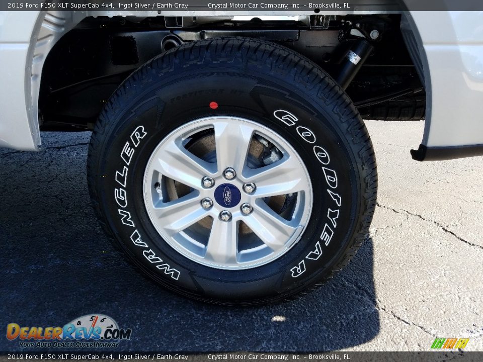 2019 Ford F150 XLT SuperCab 4x4 Ingot Silver / Earth Gray Photo #20
