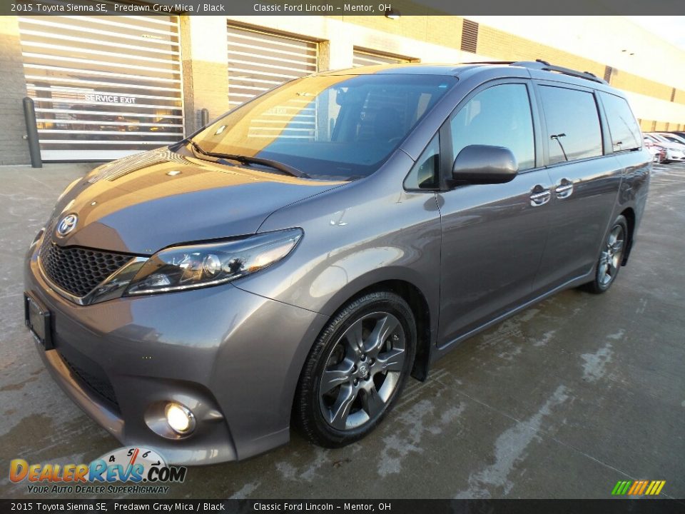 2015 Toyota Sienna SE Predawn Gray Mica / Black Photo #1