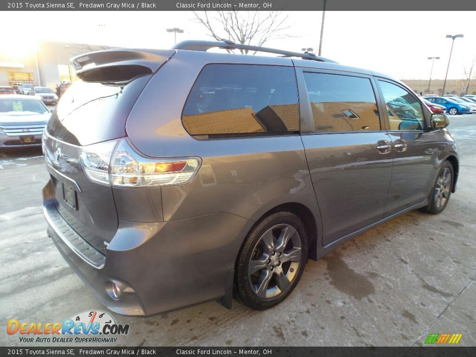 2015 Toyota Sienna SE Predawn Gray Mica / Black Photo #2