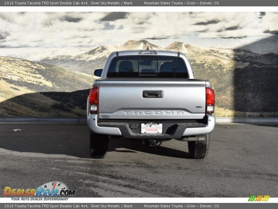 2019 Toyota Tacoma TRD Sport Double Cab 4x4 Silver Sky Metallic / Black Photo #4