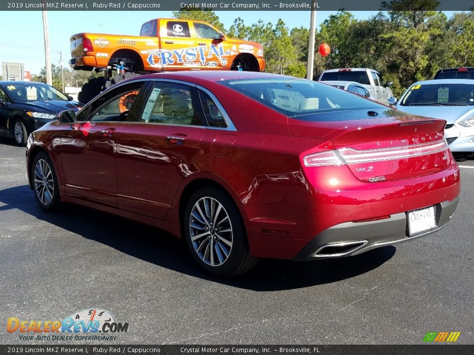 2019 Lincoln MKZ Reserve I Ruby Red / Cappuccino Photo #3