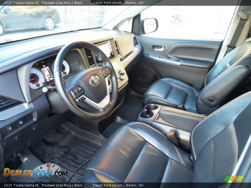 2015 Toyota Sienna SE Predawn Gray Mica / Black Photo #4