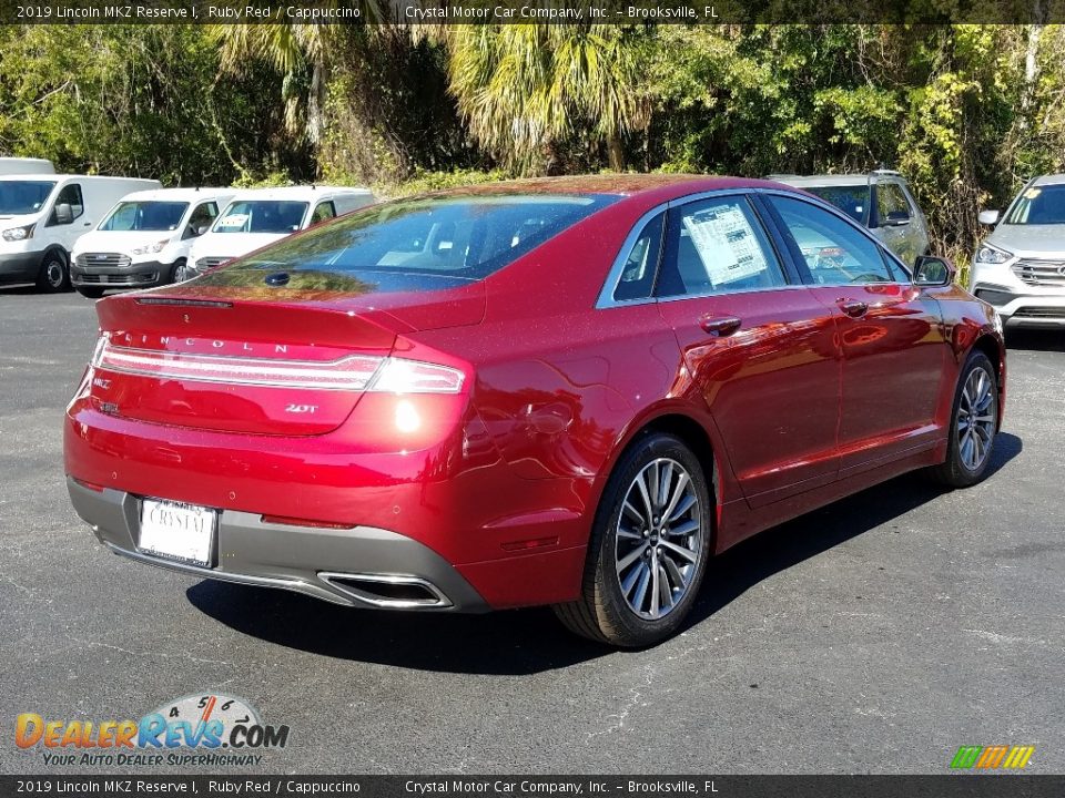 2019 Lincoln MKZ Reserve I Ruby Red / Cappuccino Photo #5