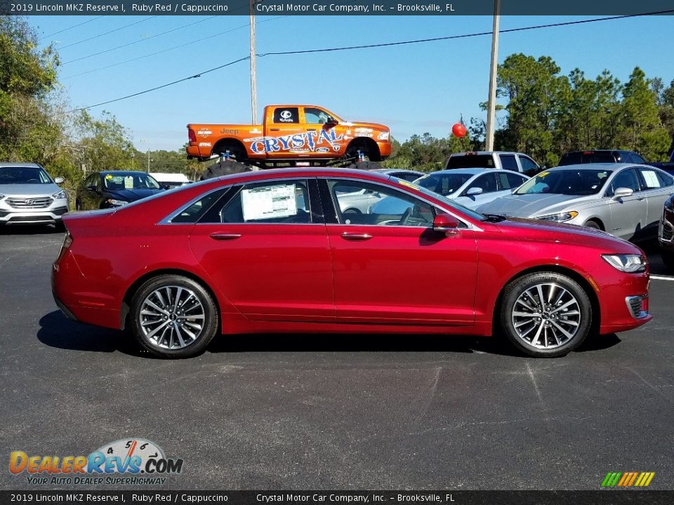 2019 Lincoln MKZ Reserve I Ruby Red / Cappuccino Photo #6