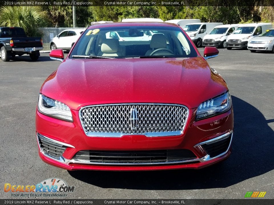 2019 Lincoln MKZ Reserve I Ruby Red / Cappuccino Photo #8