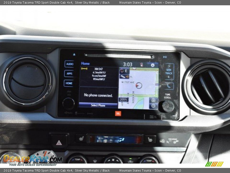 2019 Toyota Tacoma TRD Sport Double Cab 4x4 Silver Sky Metallic / Black Photo #10