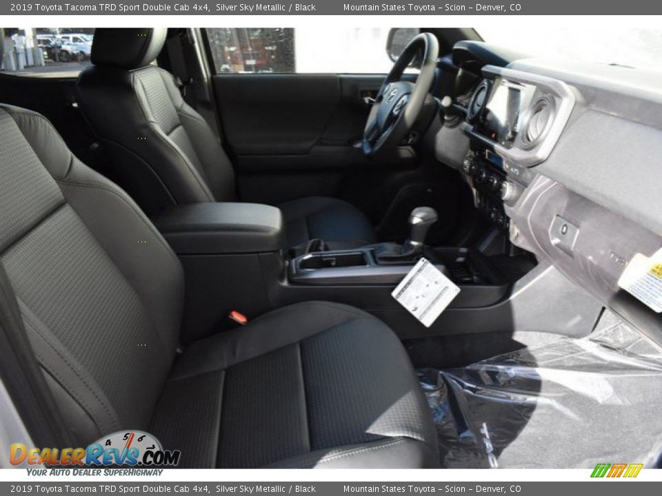 2019 Toyota Tacoma TRD Sport Double Cab 4x4 Silver Sky Metallic / Black Photo #12