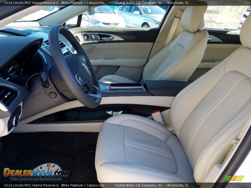 2019 Lincoln MKZ Hybrid Reserve II White Platinum / Cappuccino Photo #9