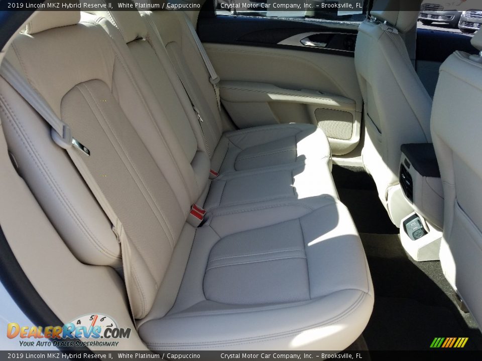 2019 Lincoln MKZ Hybrid Reserve II White Platinum / Cappuccino Photo #11