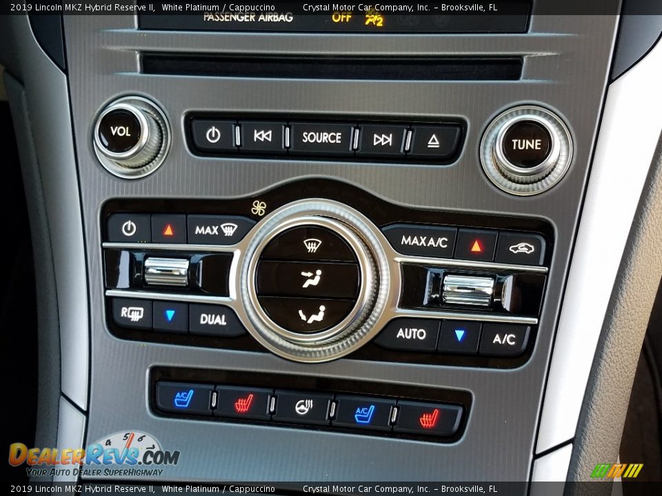 Controls of 2019 Lincoln MKZ Hybrid Reserve II Photo #16