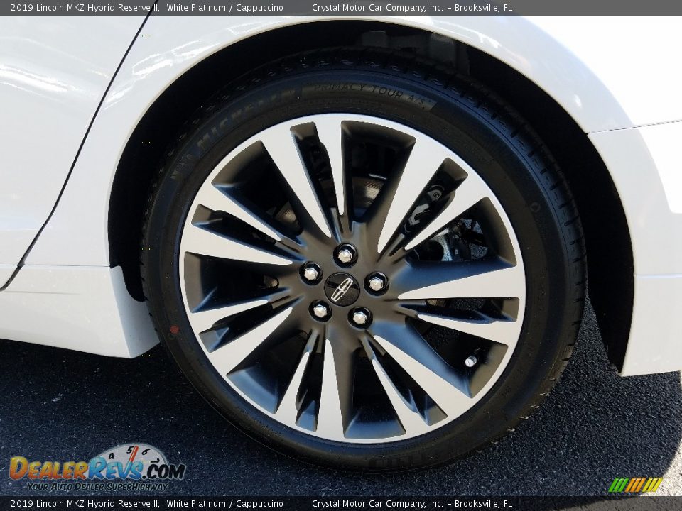 2019 Lincoln MKZ Hybrid Reserve II White Platinum / Cappuccino Photo #20