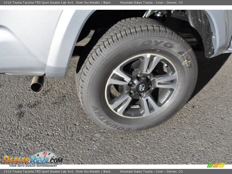2019 Toyota Tacoma TRD Sport Double Cab 4x4 Silver Sky Metallic / Black Photo #34