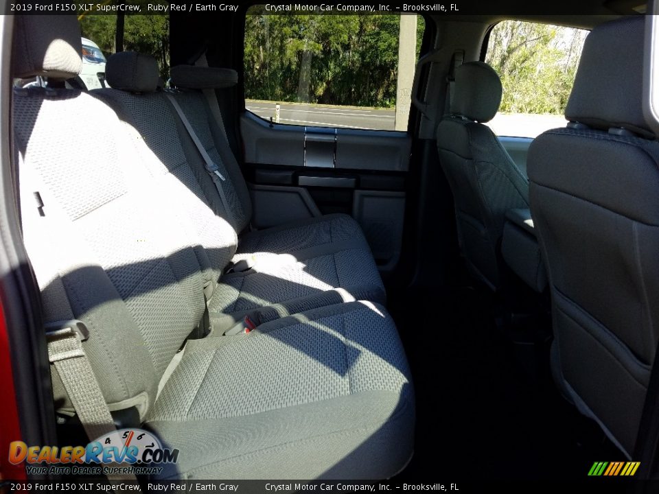 2019 Ford F150 XLT SuperCrew Ruby Red / Earth Gray Photo #11
