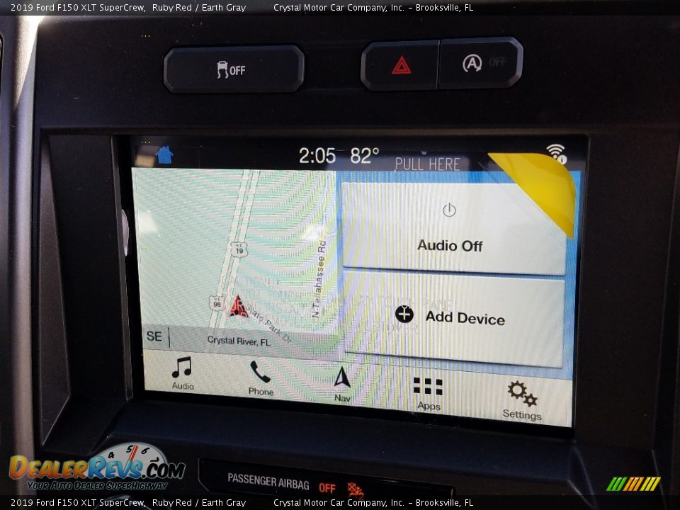 2019 Ford F150 XLT SuperCrew Ruby Red / Earth Gray Photo #15