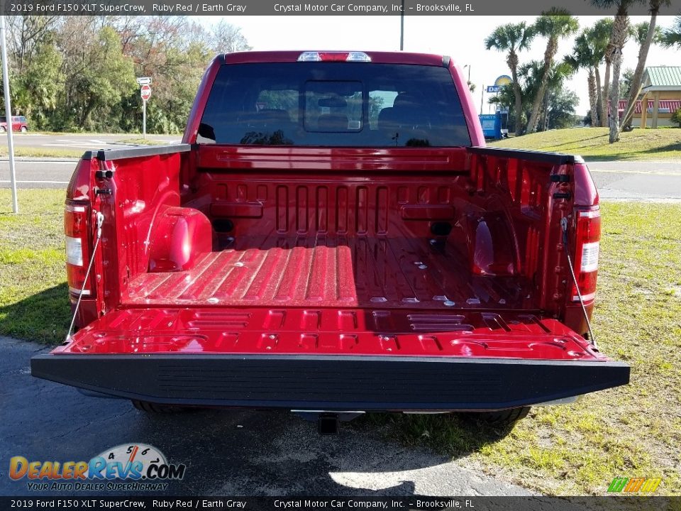 2019 Ford F150 XLT SuperCrew Ruby Red / Earth Gray Photo #19