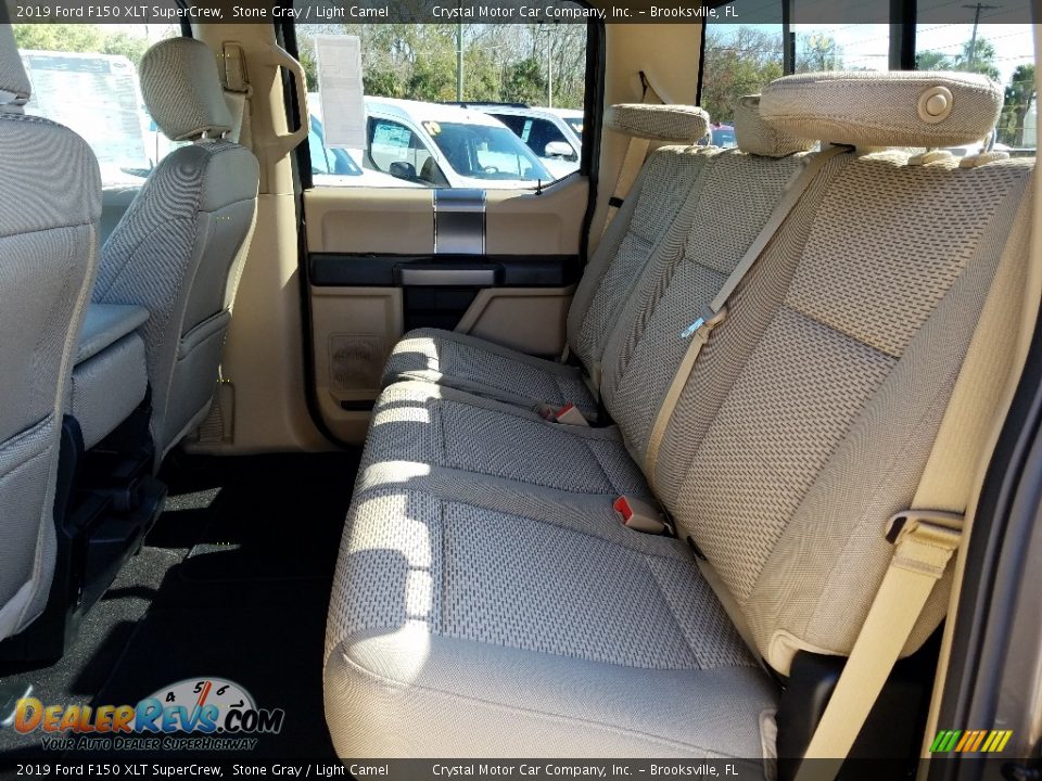 Rear Seat of 2019 Ford F150 XLT SuperCrew Photo #10