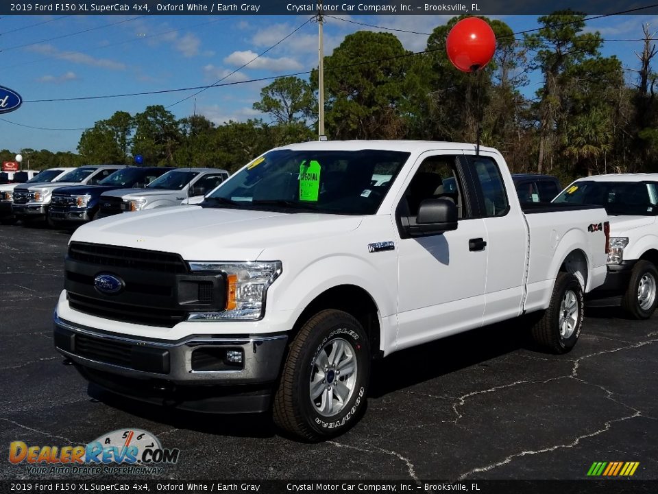 Oxford White 2019 Ford F150 XL SuperCab 4x4 Photo #1