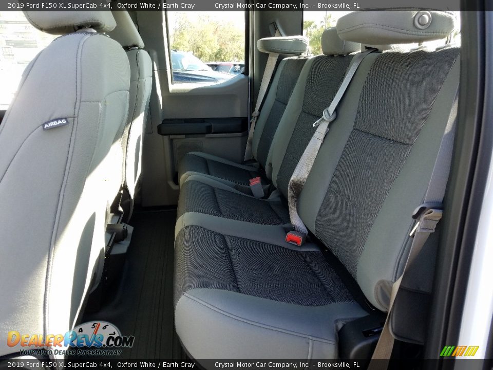 Rear Seat of 2019 Ford F150 XL SuperCab 4x4 Photo #10