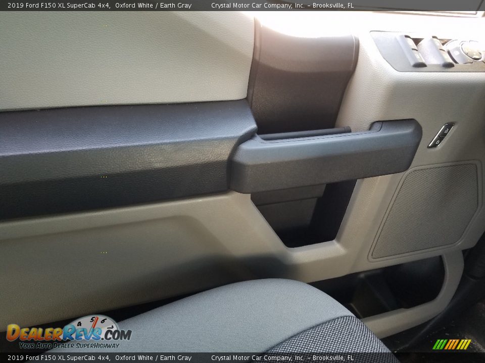 2019 Ford F150 XL SuperCab 4x4 Oxford White / Earth Gray Photo #17