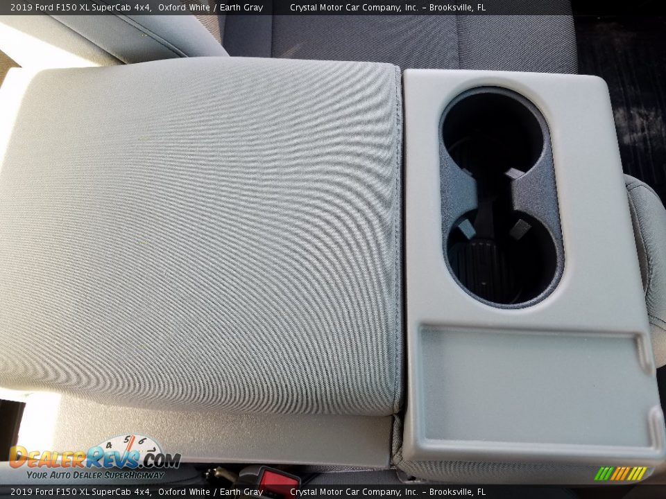 2019 Ford F150 XL SuperCab 4x4 Oxford White / Earth Gray Photo #18