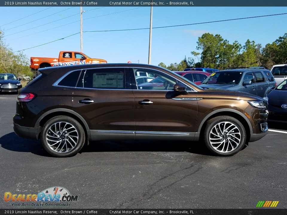 2019 Lincoln Nautilus Reserve Ochre Brown / Coffee Photo #6
