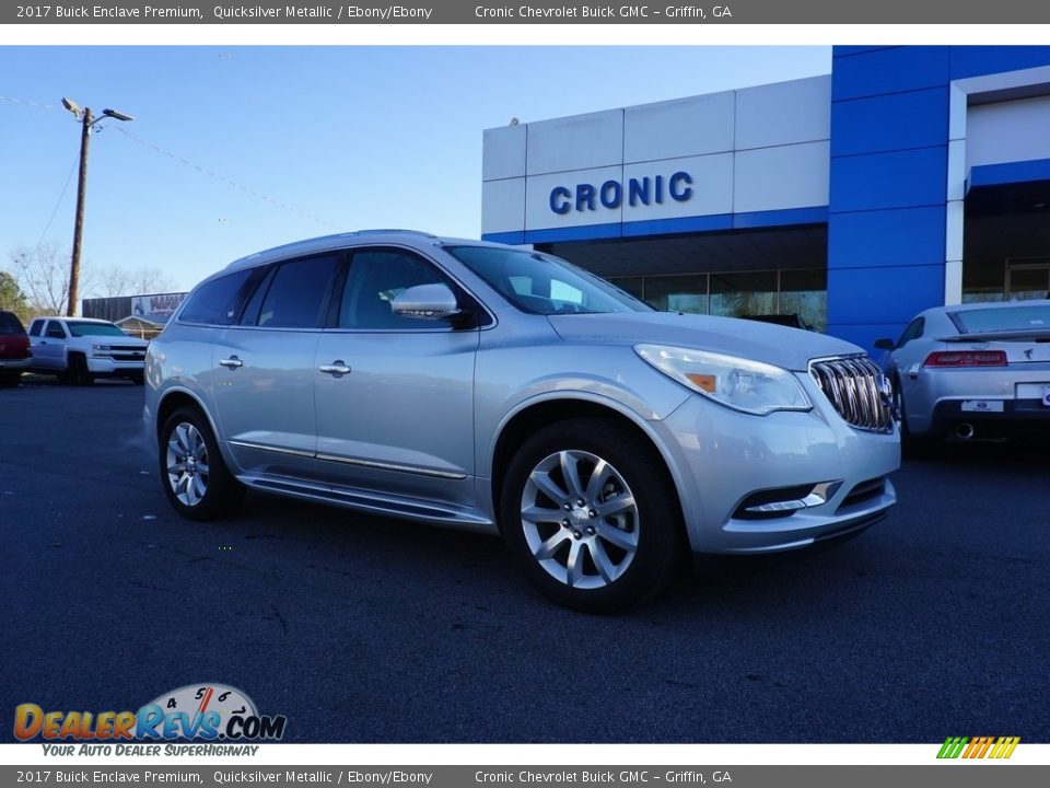 2017 Buick Enclave Premium Quicksilver Metallic / Ebony/Ebony Photo #1