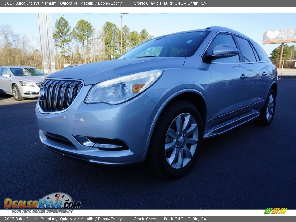 2017 Buick Enclave Premium Quicksilver Metallic / Ebony/Ebony Photo #3