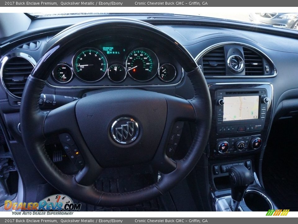 2017 Buick Enclave Premium Quicksilver Metallic / Ebony/Ebony Photo #5